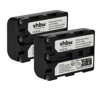 vhbw 2X Batterie Compatible avec Sony DCR-TRV22E, DCR-TRV238E, DCR-TRV22K, DCR-TRV230, DCR-TRV23 caméra vidéo caméscope (1400mAh, 7,4V, Li-ION)