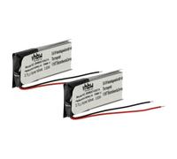 Vhbw 2x Batterie Compatible Avec Sony-Ericsson Hbh-608 Casque Audio, Écouteurs Sans Fil (140mah, 3,7v, Li-Polymère)