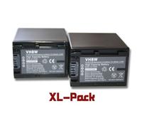 vhbw 2x Batterie compatible avec Sony Handycam FDR-AX700E caméra vidéo caméscope (2200mAh, 7,2V, Li-ion) avec puce d'information