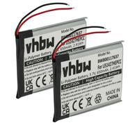 Vhbw 2x Batterie Compatible Avec Sony Nwz-E464, Nwz-S764, Nwz-E463 Casque Audio, Écouteurs Sans Fil (650mah, 3,7v, Li-Polymère)