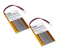 vhbw 2x Batterie compatible avec Sony Playstation3 PS3 Sixaxis Wireless Controller manette de jeu Gamepad (950mAh, 3,7V, Li-ion)