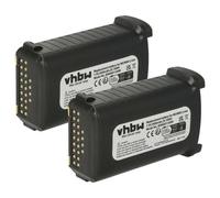 vhbw 2x Batterie compatible avec Symbol MC909X-K, MC9097, MC9090-G, MC9090, MC9090-S, MC9090-K ordinateur handheld (3400mAh, 7,4V, Li-ion)