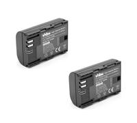 vhbw 2x Batterie compatible avec Tether Tools Air Direct appareil photo (1300mAh, 7,2V, Li-ion), puce d'information