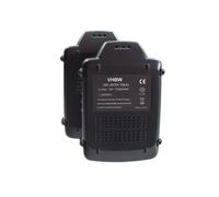 vhbw 2x batterie compatible avec Worx WG778E.1, WG779, WG891E, WG894E, WG894E.9, WU287, WU289, WU381, WX026 outil électrique (1500mAh Li-Ion 18V)