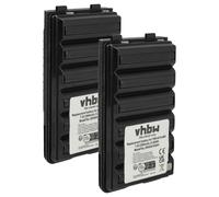 vhbw 2x Batterie compatible avec Yaesu Vertex VXA-200 Aviator Pilot II, VXA-200, VX-A200, VXA210A radio talkie-walkie (1800mAh, 7,2V, NiMH)