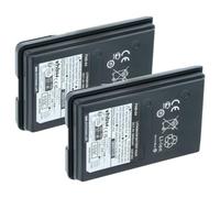 vhbw 2X Batterie Compatible avec Yaesu Vertex VXA-210 Aviator Pilot | pour VXA-220 Pro VI, VXA-210 Lite radio talkie-walkie (2600mAh, 7,4V, Li-ion)