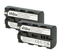 vhbw 2X Batterie Compatible avec Yongnuo YN-216 5500K, YN-216 3200-5500K, YN-1200 CRI 95+ 5500K caméra vidéo caméscope (1800mAh, 7,2V, Li-ION)