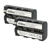 vhbw 2x Batterie compatible avec Yongnuo YN-600 AIR PRO LED CRI 95+, YN-600 AIR PRO LED 5500K CRI 95+ caméra vidéo caméscope (1800mAh, 7,2V, Li-ion)