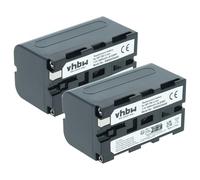 vhbw 2X Batterie Compatible avec Yongnuo YN-900 II CRI 95+ 5500K, YN-900 LED caméra vidéo caméscope (3600mAh, 7,2V, Li-ION)