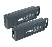 vhbw 2X Batterie Compatible avec Yuneec Q500, Q500 4K, Q500+, Q500+ Pro, Q500+ Typhoon Drone (7500mAh, 11,1V, Li-polymère)