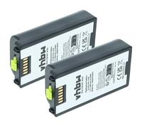 vhbw 2X Batterie Compatible avec Zebra MC3190-RL4S04E0A, MC3190-SL4H12E0U Scanner de Code-Barre POS (4400mAh, 3,7V, Li-ION)