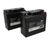 vhbw 2x Batterie pour ASI & autres types d'appareils (18000mAh, 12V, AGM)