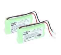 vhbw 2X Batterie pour Divers appareils (700mAh, 2,4V, NiMH) 2X cellules Type AAA, Micro, HR03