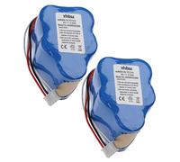 vhbw 2x Batterie remplacement pour 945-0005, 945-0006, 205-0001, 945-0024, LP43SC3300P5 pour aspirateur (2500mAh, 6V, NiMH)