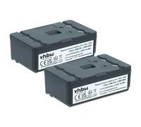 vhbw 2x Batterie remplacement pour Autec ARB-LBM02M | LBM02MH pour télécommande remote control (2000mAh, 2,4V, NiMH)