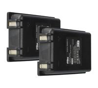 vhbw 2x Batterie remplacement pour Autec MH0707L, NC0707L pour opérateur télécommande industrielle (2300mAh, 7,2V, NiMH)