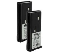 vhbw 2x Batterie remplacement pour Bidatong BD-15-L pour radio talkie-walkie (1600mAh, 7,2V, NiMH)