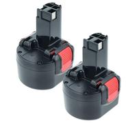 vhbw 2X Batterie Remplacement pour Bosch 2 607 335 524