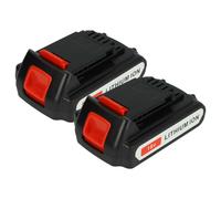 vhbw 2x Batterie remplacement pour Bostitch BTC480L pour outil électrique (1500 mAh, Li-ion, 18 V)
