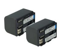 vhbw 2x Batterie remplacement pour Canon BP-535, BP-511, BP-522, BP-512 pour BP-514 pour caméra vidéo caméscope (2800mAh, 7,2V, Li-ion)