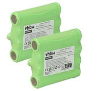 vhbw 2X Batterie Remplacement pour Cobra FA-BP, GA-CT, GA-CR, GA-CM, FA-CK pour Radio Talkie-walkie (600mAh, 4,8V, NiMH)