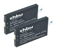 vhbw 2x Batterie remplacement pour Datalogic 11300794, 3H21-00000370, 94ACC0083, 800065-56 pour scanner de code-barre POS (1100mAh, 3,7V, Li-ion)