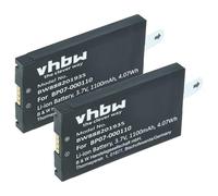 vhbw 2X Batterie Remplacement pour Datalogic BP07-000110, 94ACC1368, BP08-00011A pour Scanner de Code-Barre POS (1100mAh, 3,7V, Li-ION)
