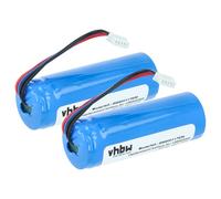 vhbw 2X Batterie Remplacement pour Datalogic BT-32, 128003203, RBP-2X00 pour Scanner de Code-Barre POS (1600mAh, 3,7V, Li-ION)