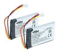 vhbw 2X Batterie Remplacement pour Datalogic RBP-DBT6X, 128004100, BT-41 pour Scanner de Code-Barre POS (500mAh, 3,7V, Li-polymère)