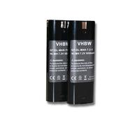 vhbw 2x Batterie remplacement pour Einhell 91011 pour outil électrique (3000 mAh, NiMH, 7,2 V)