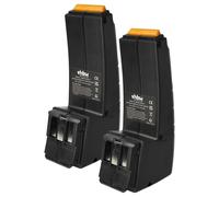 vhbw 2X Batterie Remplacement pour Festo Festool CCD9.6, CCD9.6ES, CCD9.6FX, CDD9.6 pour Outil électrique (2100 mAh, NiMH, 9,6 V)