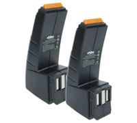 vhbw 2x Batterie remplacement pour Festo Festool CCD9.6, CDD9.6, CCD9.6FX, CCD9.6ES pour outil électrique (3300 mAh, NiMH, 9,6 V)