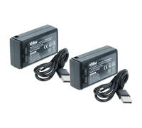 vhbw 2X Batterie Remplacement pour Godox VB30 pour Flash d'appareil Photo (3000mAh, 7,4V, Li-ION)