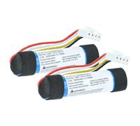 vhbw 2x Batterie remplacement pour Harman & Kardon GSP-1S1P-OS7A pour haut-parleurs, enceintes portatives (2,6Ah, 3,6V, Li-ion)
