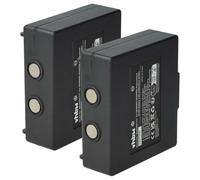 vhbw 2X Batterie Remplacement pour Hetronic RHE3614KG, RHE3620KG pour opérateur télécommande Industrielle (2200mAh, 3,6V, NiMH)