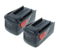 vhbw 2X Batterie Remplacement pour Hilti B36/5.2 pour Outil électrique (6000 mAh, Li-ION, 36 V)