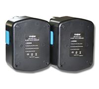 vhbw 2X Batterie Remplacement pour Hitachi EB 14H, EB 14S, EB 1430X, EB 14B, EB 1430R pour Outil électrique (3300 mAh, NiMH, 14,4 V)