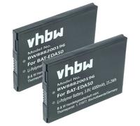 vhbw 2x Batterie remplacement pour Honeywell 50134176-001, BAT-EDA50, 50129589-001 pour scanner de code-barre POS (4000mAh, 3,8V, Li-polymère)