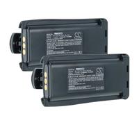 vhbw 2x Batterie remplacement pour Hyt BL2102, BL1703Li, BL-2102Li, BH1801 pour radio talkie-walkie (2100mAh, 7,4V, Li-ion) - avec clip de ceinture
