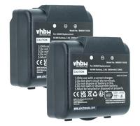 vhbw 2X Batterie Remplacement pour IMET AS060, AS083 pour opérateur télécommande Industrielle (2000mAh, 3,6V, NiMH)