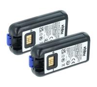 vhbw 2x Batterie remplacement pour Intermec 318-046-001, 1001AB02, 318-046-011, 1001AB01 pour ordinateur mobile PDA scanner (4400mAh, 3,7V, Li-ion)