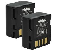 vhbw 2X Batterie Remplacement pour JVC BN-VF714, BN-VF707, BN-VF707U, BN-VF733, BN-VF714U pour caméra vidéo caméscope (600mAh, 7,2V, Li-ION)