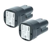 vhbw 2X Batterie Remplacement pour KERBL 181912 pour Tondeuse pour Animaux (2500mAh, 14,4V, Li-ION)
