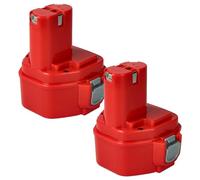 vhbw 2x Batterie remplacement pour Klauke RA4 | RA5, RA3 pour outil électrique (3000 mAh, NiMH, 12 V)