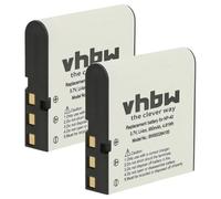 vhbw 2X Batterie Remplacement pour Kodak LB-060 pour Appareil Photo (950mAh, 3,6V, Li-ION)