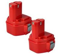 vhbw 2x Batterie remplacement pour Makita 1220, 1222, 1233, 1234, 1235, 1235F, 1250, 192536-4, 192597-4 pour outil électrique (3000mAh NiMH 12V) G