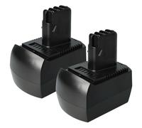 vhbw 2X Batterie Remplacement pour Metabo 6.02151.50 | 6.25473 pour outil électrique (1500 mAh, NiMH, 12 V)
