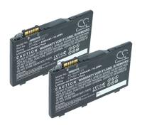 vhbw 2x Batterie remplacement pour Motorola 82-172087-01, 82-164807-01, 82-164801-02 pour ordinateur mobile PDA scanner (4400mAh, 3,7V, Li-ion)