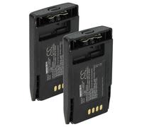 vhbw 2x Batterie remplacement pour Motorola AP-6574, PMNN4351, FTN6574BC, FTN6574A, FTN6574 pour radio talkie-walkie (2200mAh, 3,7V, Li-ion)