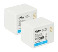 vhbw 2X Batterie Remplacement pour Netgear/Arlo 308-10047-01, A-1 pour caméra de Surveillance, caméra Bouton camouflée (2200mAh, 7,2V, Li-ION)
